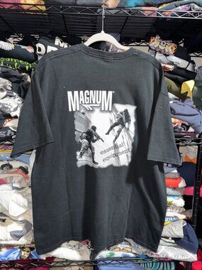 Vintage Magnum “ Essential Equipment “ Guns Shirt Size Xl